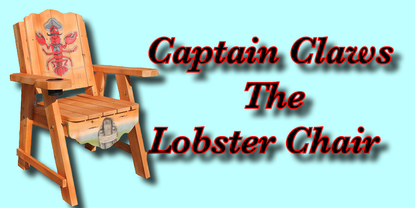 lobster, deck chair, deck lounge chair, captain chair